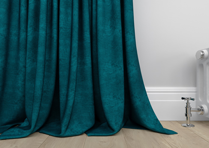Florence Faux Suede, Ink Blue - Made to Measure Curtains - Image 6